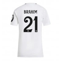 Echipament fotbal Real Madrid Brahim Diaz #21 Tricou Acasa 2024-25 pentru femei maneca scurta